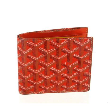 portefeuille goyard saint florentin|Portefeuille modèle 'Saint Florentin' GOYARD orange.